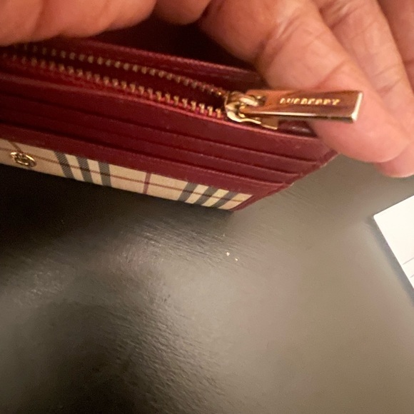 Burberry Long Canvas/Leather Wallet - Picture 5 of 7
